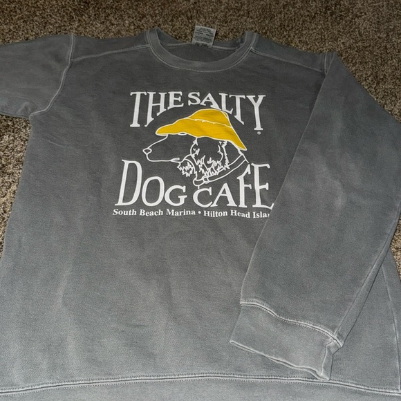 Comfort Colors Tops - super cute salty dog sweat shirt!